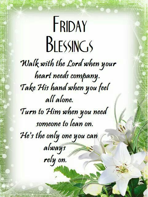 Friday Blessings