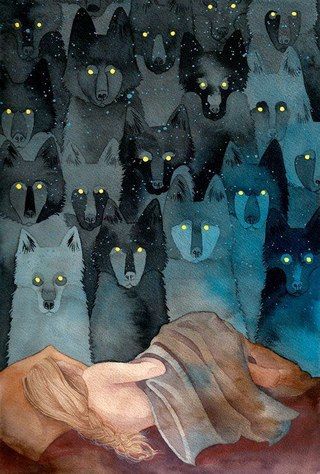 Fantasy Wolfs Nightmares