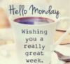 Hello Monday. Wishing you a great week.