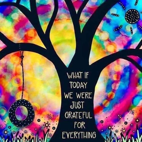 What If Today We Were Just Grateful For Everything