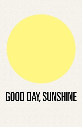 Good day, Sunshine