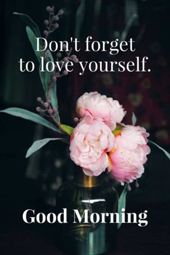Don't forget to love yourself