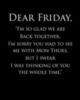 Dear Friday