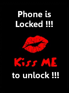 Phone is Locked! Kiss Me to Unlock!