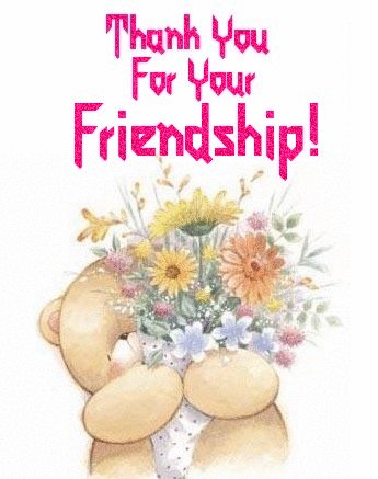 Thank You For Your Friendship!