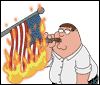 Burning Flag - Family Guy