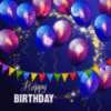 Happy Birthday -- Balloons