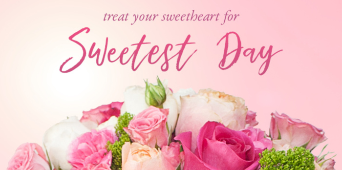 Treat your sweetheart for Sweetest Day