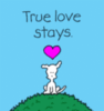 True love stays.