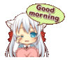 Good Morning - Anime Girl