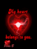 My heart belongs to you.