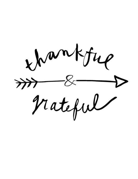 Thankful & grateful