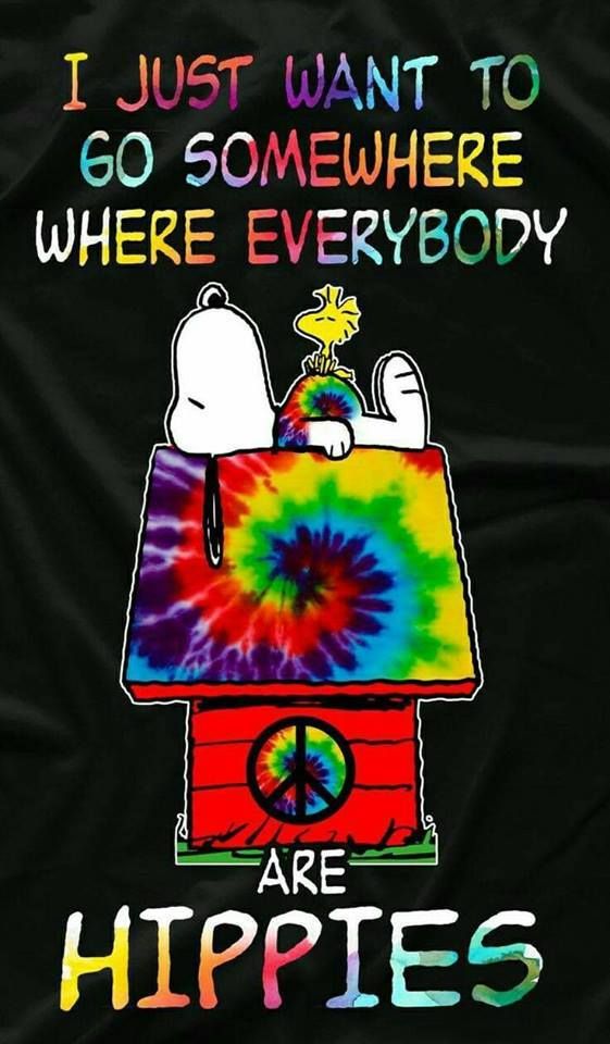 I just want to go somewhere where everybody are hippies