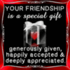 Your friendship is a special gift