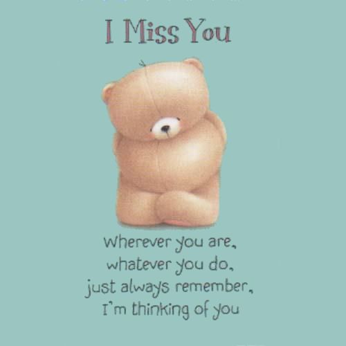I Miss You...Wherever you are, whatever you do...