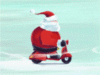 Santa Claus Biker