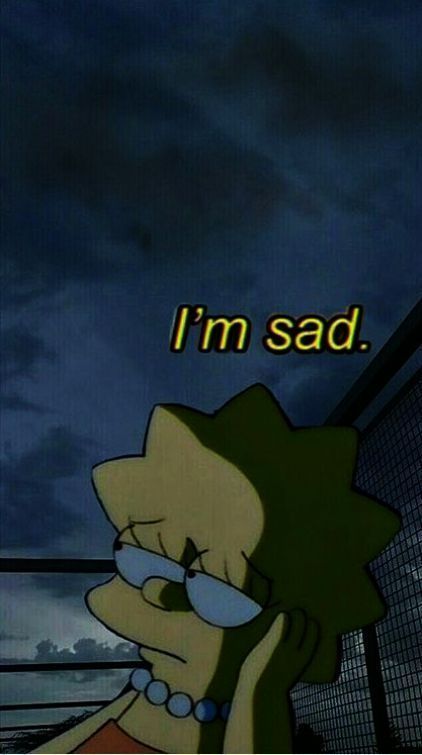 I'm sad. - Simpsons :: About Me :: MyNiceProfile.com