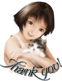 Thank You! Girl With Kitty