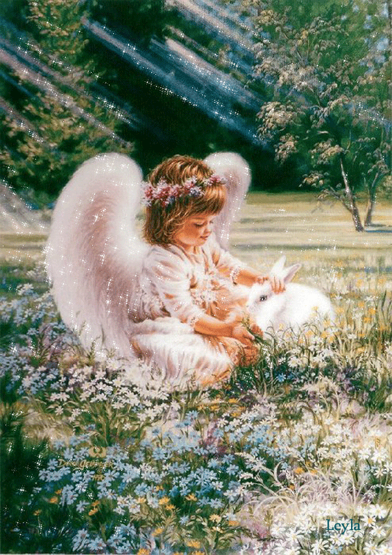 Cute Little Angel Animated Pictures