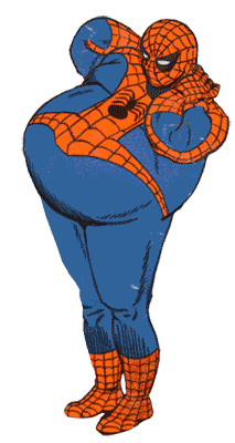 Spiderman fat