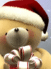 Merry Christmas -- Teddy Bear Kiss