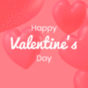 Happy Valentine's Day - Heart Balloons