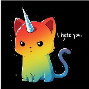 I hate you - Kittycorn