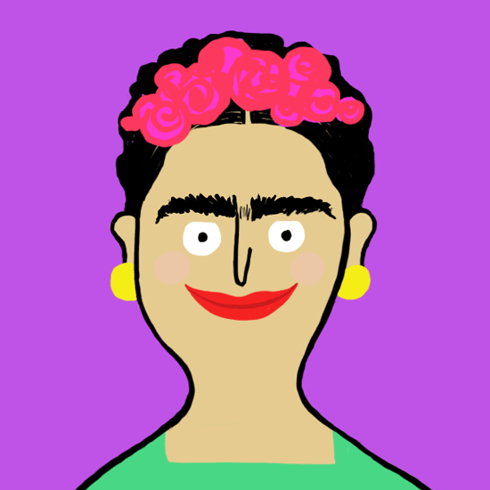 Frida Kahlo Funny Eyebrows