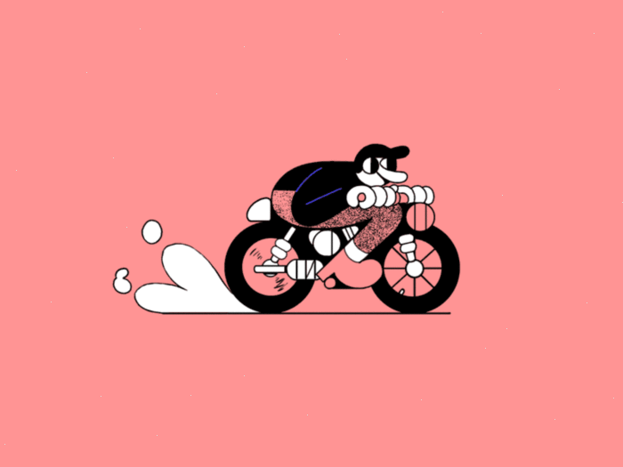 Funny Biker