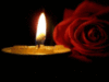 Candle and Flower