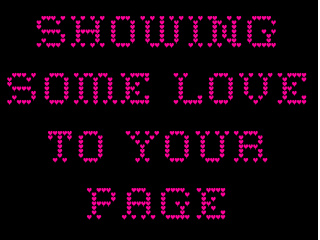 Showing Some Love To Your Page