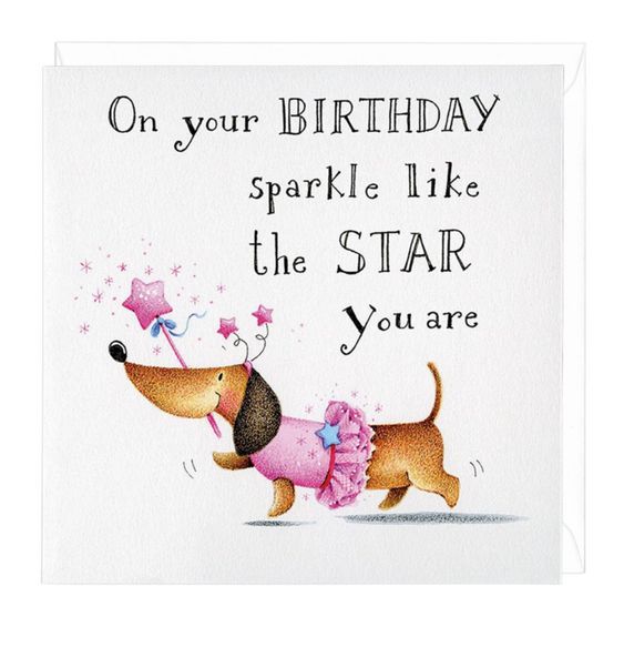 On your Birthday sparkle like the Star you are