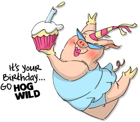 It's your Birthday... Go hog wild