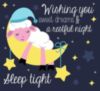 Wishing you sweet dreams & a restful night Sleep tight