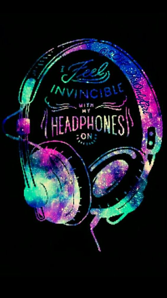 I feel invincible with my headphones on