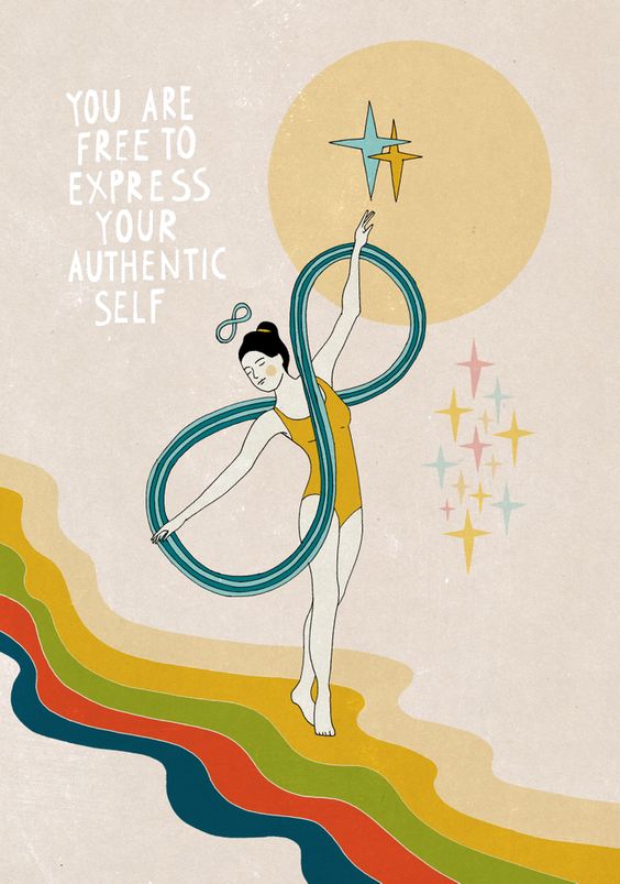 You are free to express your authentic self