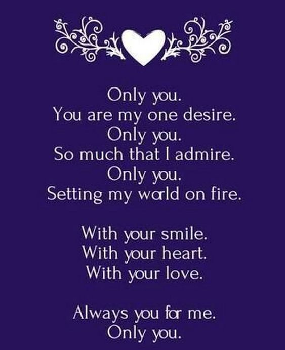 Only You poem
