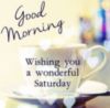 Good Morning Wishing You a Wonderful Saturday