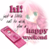 Happy Weekend -- Anime Girl