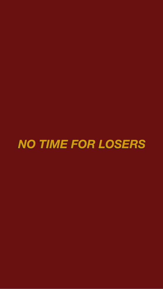 No Time For Losers