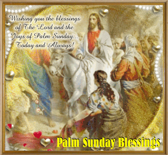 Palm Sunday Blessings