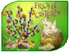 Frohe Ostern (Happy Easter in German)