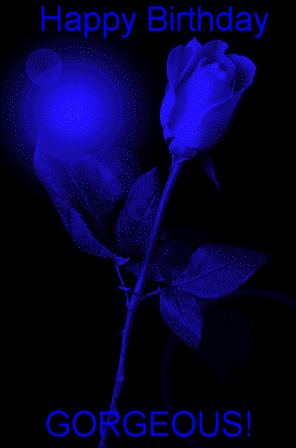Happy Birthday Blue Roses