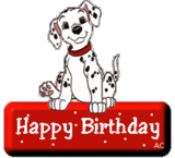 Happy Birthday Animated Dog
