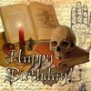 Happy Birthday Skull Book