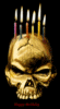 Happy Birthday Skull With Candles