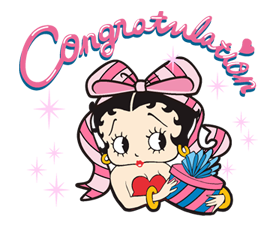 Congratulation -- Betty Boop 