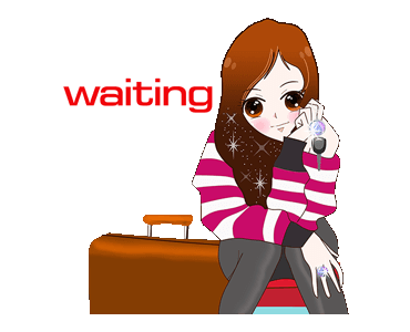 Waiting -- Anime Girl