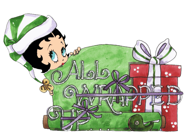 All Wrapped! Christmas Betty Boop