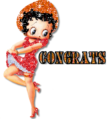 Congrats -- Betty Boop